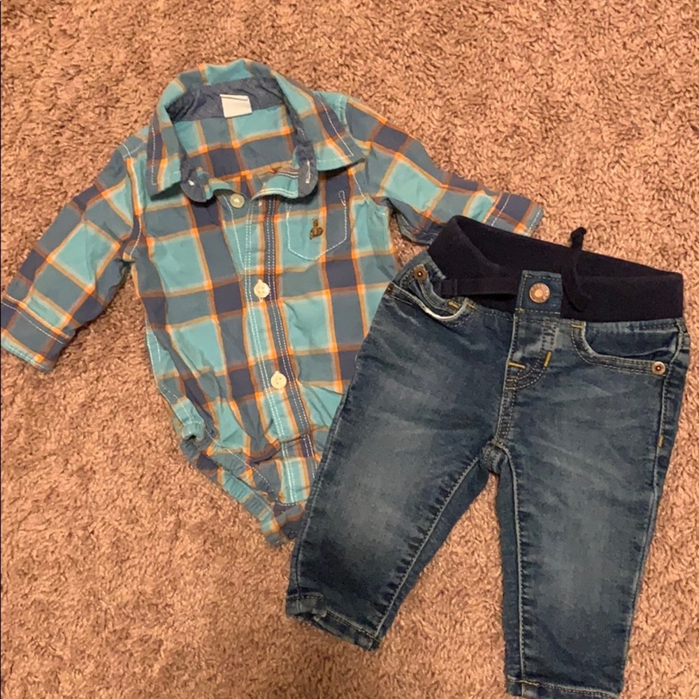 Gap 0-3 Month Baby Boy outfit